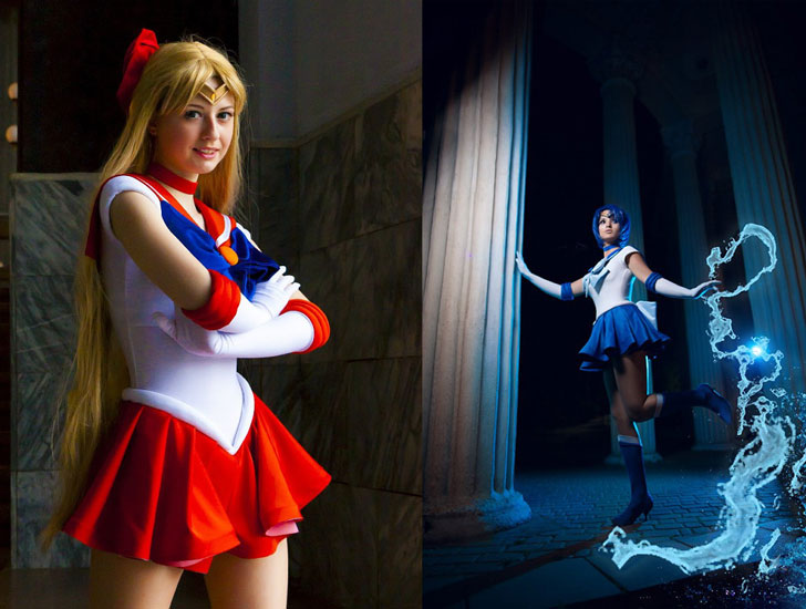 Sailor Moon Scout uniforme Fuku Anime Cosplay - Ideas de Cosplay para niÃ±as
