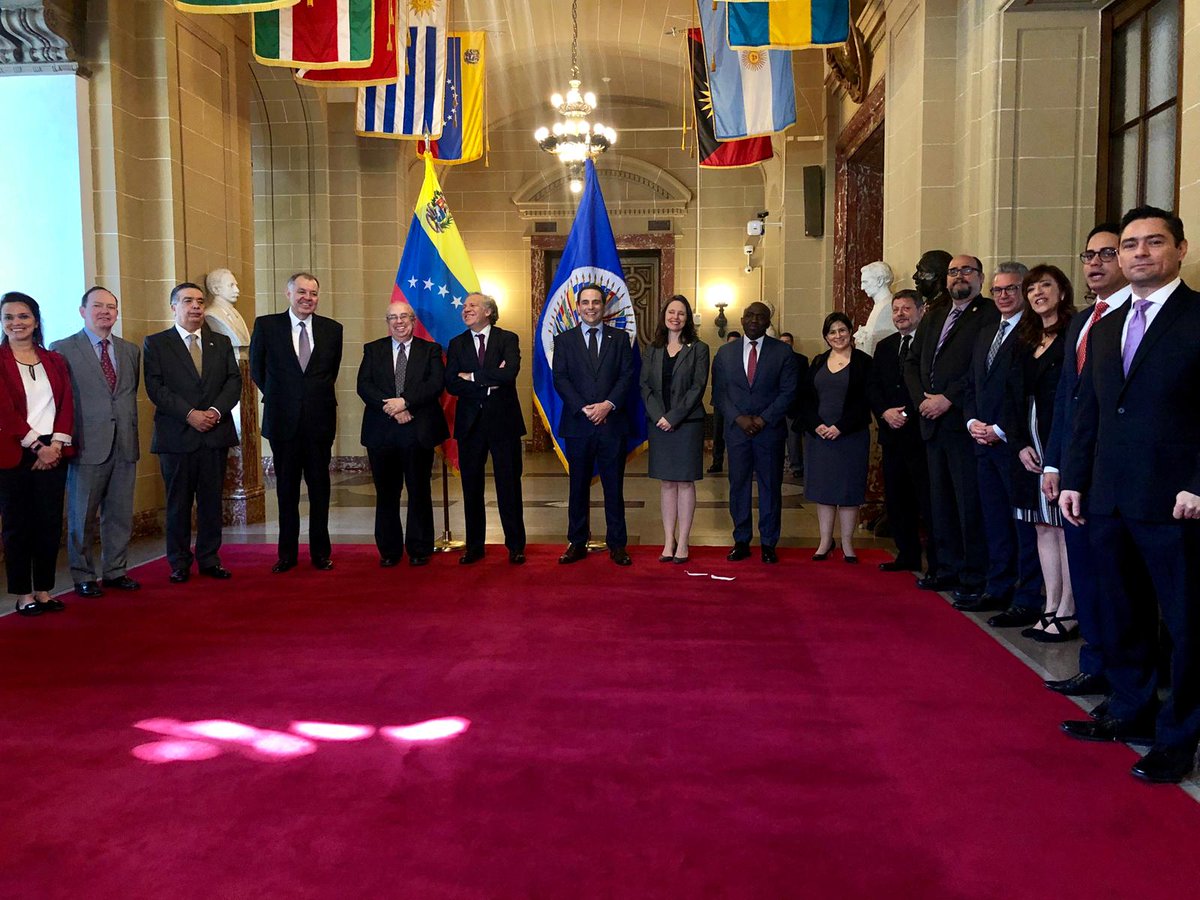 Gustavo Tarre Briceño asume oficialmente la representación de Venezuela ante la OEA