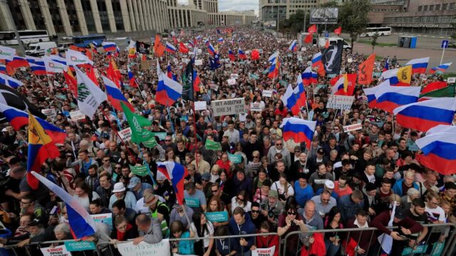 Rusia Manifestación
