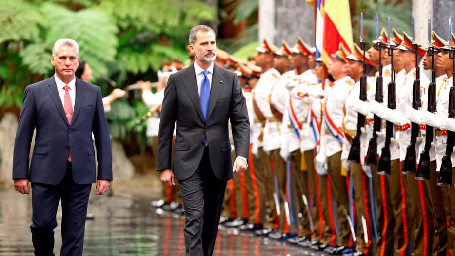 El rey Felipe VI aboga por la democracia desde Cuba