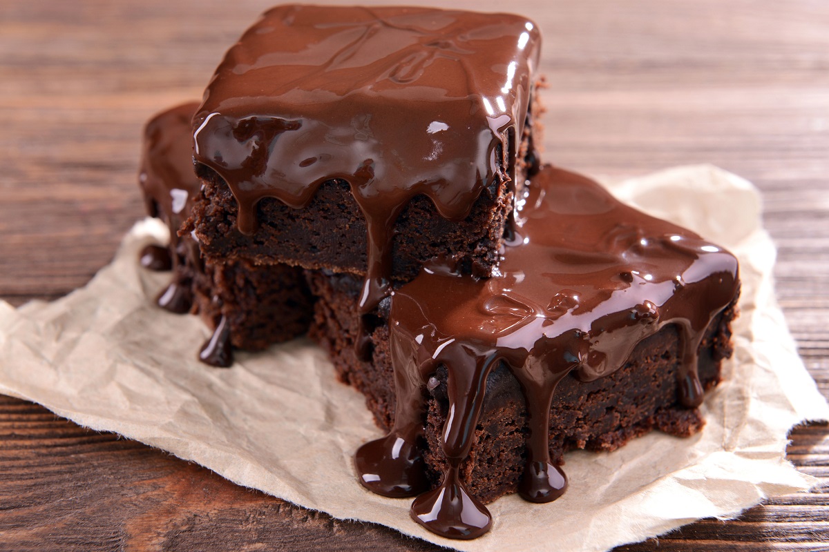 Brownie de chocolate sencillo